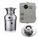 InSinkErator SS-100-5-CC202 Disposer Package w/ #5 Adaptor & CC202 Panel, 1 HP, 115v, Stainless Steel