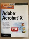 How to Do Everything Adobe Acrobat X by Doug Sahlin (Paperback, 2011)