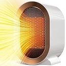 Shanghigh Heater Fan, 1200W Portable Electric Space Heater, Household Mini Heater for Indoors, Small Fan Heater Suitable for Bathroom, Basement, Bedroom, Living Room & Office