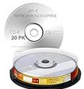 Premium Brand Blank CD-R 52X 700 MB (80 Minutes Professional Recordable Compact CD-R Disk ) (Pack of 20 Disk)
