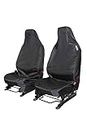 Waterproof Car Seat Covers, Semi Tailored Fit, Driver & Single Passenger Seat Set, Allows for Air Bags