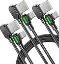 mcdodo Type C Cable, 【3 Pack】 3.1A Quick QC 3.0 Fast Charging USB Type C Cable, (6ft) Type C Phone Charger Cord for Samsung Galaxy S20 S10 S9 S8 Plus Note 10 LG Google Pixel OnePlus Huawei etc.