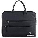 Tabelito Nylon Basic Laptop Bag for 14 Inch (35.56 cm) Laptops Compatible with Apple/Dell/Lenovo/Asus/Hp/Thinkpad/Ideapad (Black)
