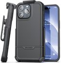 iPhone 15 Pro Max Belt Clip Case, Protective Shockproof Case with Phone Holster