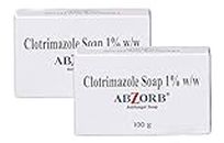 Abzorb Antifungal Cleansing Bar 100gm (pack of 2)