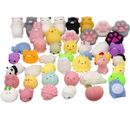 3pcs Lovely Animal Squishies Kawaii Mochi Squeeze Stretch Stress Squishy Toys