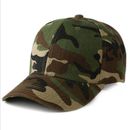 Men Women Baseball Cap Snapback Jungle Camo Outdoor Sports Hat