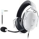 Razer BlackShark V2 X - White | Multi-Platform Wired Esports On Ear Headset - RZ04-03240700-R3M1