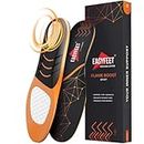 {New 2024} Sport Athletic Shoe Insoles Men Women - Ideal for Active Sports Walking Running Training Hiking Hockey - Extra Shock Absorption Inserts - Orthotic Comfort Insoles for Sneakers Running Shoes