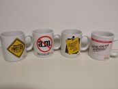 McDonald's Collectible Vintage Ceramic Coffee/Tea Mugs – Set of 4