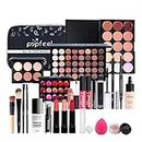 FantasyDay All-in-one Makeup Set Gift Surprise | Full Makeup Kit for Women Cosmetic Essential Starter Bundle Include Eyeshadow Palette Lipstick Blush Foundation Concealer Face Powder Lipgloss Brush