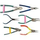 DIY Crafts Pack of 6 Pcs, Design No # 2, Making Repairing DIY Complete Tool Combo Set All Cutter Pliers DIY (Pack of 6 Pcs, Design No # 2)