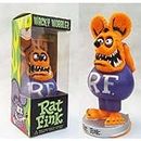 hotrodspirit - Figurine Rat Fink Tete Orange Corp Violet avec Les Mains dans Le Dos