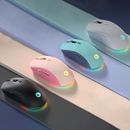 Type- 2.4G Wireless Bluetooth RGB Gaming Mouse For Desktop PC Computers Laptop-w