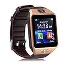 HALA DZ09 Smart Watch Accessories with Camera, Touch Screen, Sim Card & SD Card Support for Smartphones (Multicolor)