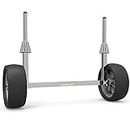 GanFindX Quick-Detachable Stainless Steel Sit on Top Kayak Cart with Flat-Free Wheels,Width Adjustable Canoe Trolley, Suitable for Kinds of Kayaks and Canoe with Plug Holes