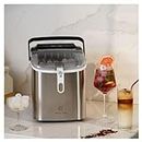 Kilig H01S Stainless Steel Ice Maker Machine 6 Mins 9 Bullet Ice, Portable Ice Maker Machine with Self-Cleaning, Ice Scoop, and Basket, Ice Maker for Kilig Home/Kitchen/Office/Party