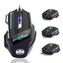 ELLENNE GM02 Professional Gaming Mouse 6800DPI 7 Buttons USB LED RGB Laptop Game