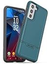 Encased Shockproof Samsung S21 Case (Rebel Series) Protective Phone Case for Galaxy S21 - Blue