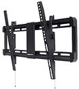 Amazon Basics Tilt TV Wall Mount With Horizontal Post-Installation Levelling For 32 Inch to 86 Inch TVs, Black