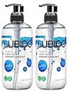 Lubido Original Water Based Paraben Free Intimate Gel Lube – Jumbo 500ml (Pack of 2)