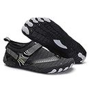 JACK'S AQUA SPORTS Water Shoes for Men and Women Barefoot Quick-Dry Soft Lightweight Swimming Shoes Outdoor Athletic Sport Shoes for Kayaking Boating Hiking Surfing Black