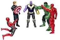 WOW Toys - Delivering Joys of Life|| Titan Hero Series|| Set of 5 Super Hero|| Plastic