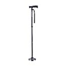 Drive Medical HurryCane - The All-Terrain Cane; Freedom Edition - Black, 1 Each 6 Count