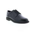 Bates Sentry Lux High Shine E01850 Mens Black Wide Plain Toe Oxfords Shoes