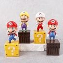 BOENJOY Gifts- Super Mario Game Action Figures Toys PVC Model Collection Kids Toy Figures/ 4pcs | 14 cm