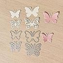 Trdxxx Butterflies Metal Cutting Die Cuts, DIY Crafts Template Frame Paper Cards Cutting Dies Cut Stencils for DIY Embossing Card Making Book Tags Decorative Paper Dies Scrapbooking
