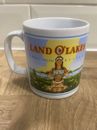 Vintage Land O' Lakes süße cremefarbene Butter Werbung Kaffeetasse Becher aus dem Ruhestand Logo