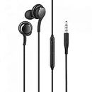 Earphones for Sony Xperia R1 / R 1, Sony Xperia R1 Plus / R 1 Plus, Sony Xperia XA1 / XA 1, Sony Xperia XA1 Plus / XA 1 Plus, Sony Xperia XA1 Ultra Earphones Original Like Wired Noise Cancellation In-Ear Headphones Stereo Deep Bass Head Hands-free Headset Earbud With Built in-line Mic, Call Answer/End Button, Music 3.5mm Aux Audio Jack (AK16, Black)