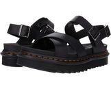 Women's Shoes Dr. Martens VOSS II Leather Strap Platform Sandals 26799001 BLACK