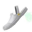 Grounding Clogs Earthing Shoes for Men Women Connecting to The Earth Grounded Therapy Slippers Sandal Unisex Grey