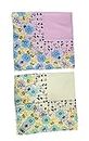 Reema Prints Fancy Art Silk Soft Digital Floral Scarf (Set of 2pcs_100X100cm)