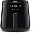 Philips Essential Connected XL 2.65lb/6.2L Capacity Digital Airfryer with Rapid Air Technology, Wi-Fi Connected (HomeID App), Alexa Compatible, Black- HD9280/91, Compact