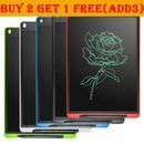 12" Electronic Digital LCD Writing Tablet Drawing Board Graphics Kids Gifts Toys