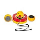 Lil Lattus Ducky-Lucky Pull Along Toy (1 Year+) | Wooden Ducks with Unique Paddles and Attached String | Encourage Walking, Build Gross Motor Skills and Hand-Eye Coordination (Ducky-Lucky)