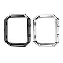 UKCOCO 2pcs, Compatible for Fitbit Blaze Frame- Watch Frames Metal Frame Watch Shell Replacing Frame Watch Frame Compatible for Fitbit Blaze