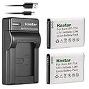 Kastar Battery (X2) & Slim USB Charger for Samsung BP-70A, BP70A, EA-BP70A and ES65 ES67 ES70 ES71 ES73 ES74 PL80 PL81 PL100 PL101 SL50 SL600 SL605 SL630 ST60 ST61 ST70 ST71 TL105 TL110 TL205