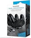 DreamGEAR PS4 Dual Power Dock Controller Charging Dock - USP Powered by Your PS4- Black Sleek Design - Playstation 4