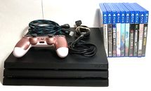 Sony PlayStation 4 1TB Console CUH-7215B Bundle w/ 10 Games Tested Free Shipping