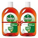 Dettol Antiseptic Liquid for First Aid , Surface Disinfection and Personal Hygiene , 550ml (Pack of 2)