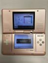 Nintendo DS  PINK - Good Condition - Vintage + 2 Games Included