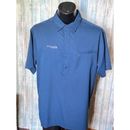 Columbia Shirts | Columbia Pfg Men's Shirt Xl Blue Fishing Omni-Shade Short Sleeve Button Hiking | Color: Blue | Size: Xl