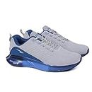 ASIAN Men's Sports Running Shoes with Crystal Cushion Technology Lightweight Casual Sneaker Shoes Crystal-13… Grey