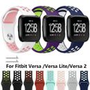 For Fitbit Versa 2 1/Lite Silicone Strap Watch Band Sport Breathable Wrist band