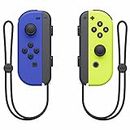 Controller Nintendo Switch Set da 2 Joystick, Blu e Giallo Neon