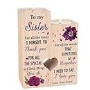 Sisters Gifts from Sister - Sister Birthday Gifts from Sister, Unique Gifts for Sister, Best Sister Gift Ideas for Christmas Thanksgiving, Personalized Thank You Gifts(to My Sister)
